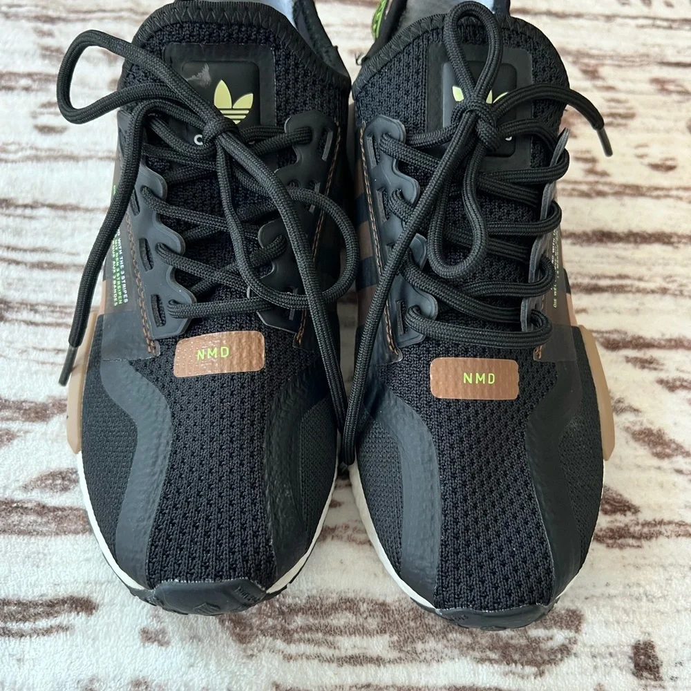 Adidas NMD Black and Brown Sneakers - Picture 3 of 11